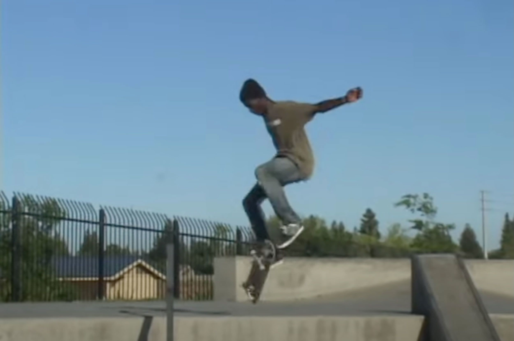 Tyre Nichols skateboarding