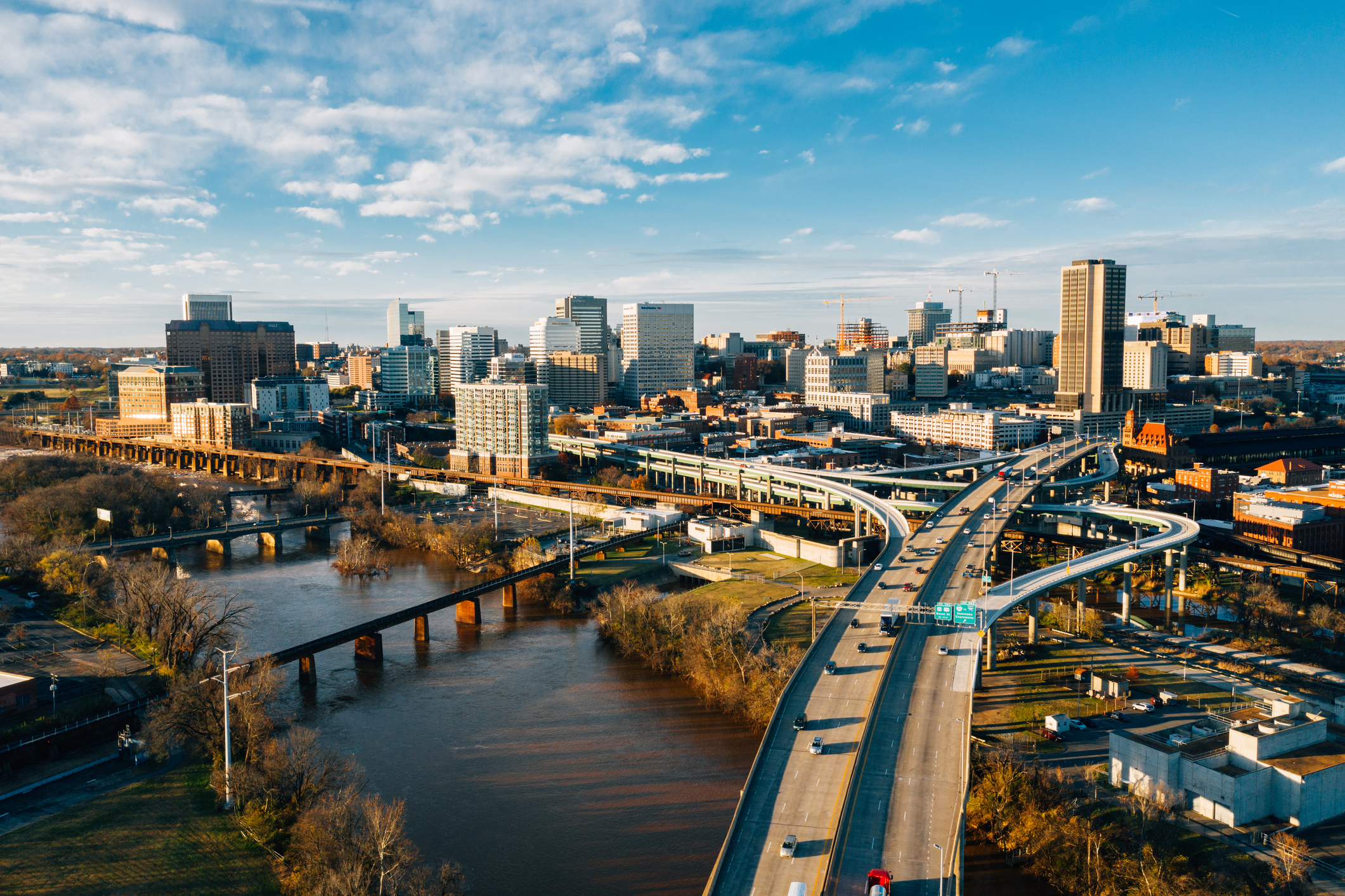 A photo depicting the City of Richmond. 